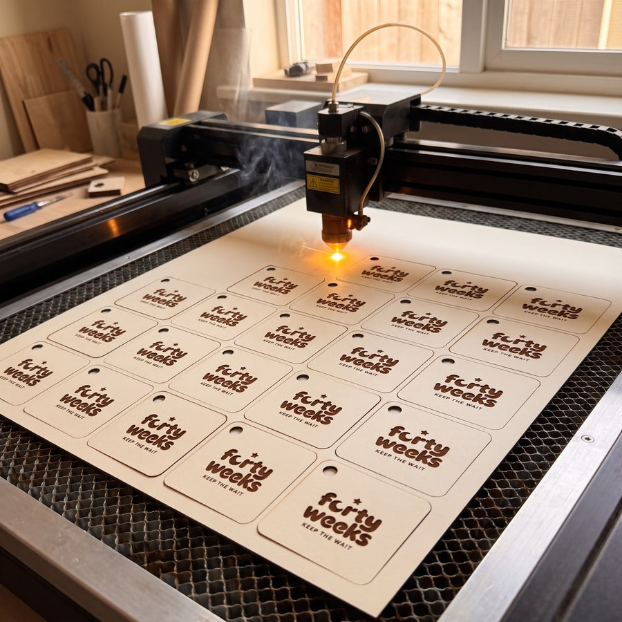 Cut, not printed.