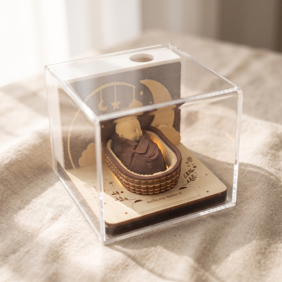 Small enough for the nightstand. Made to stay there.